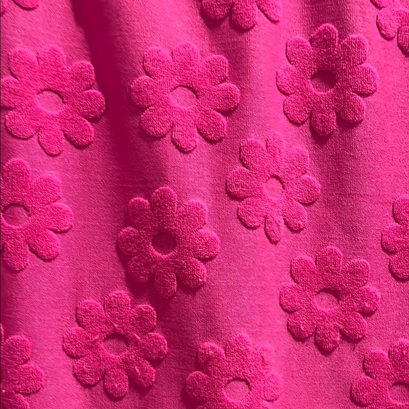 Girls XL Hot Pink Swimsuit Cover Up Skirt with Fringe - Picture 4 of 7